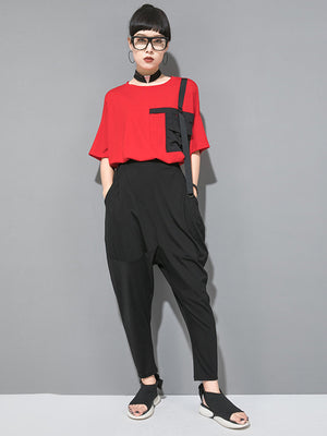 Women’s Cargo Pants With Elastic Waistband
