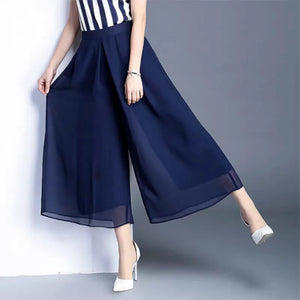 Women Split Skirt Pants