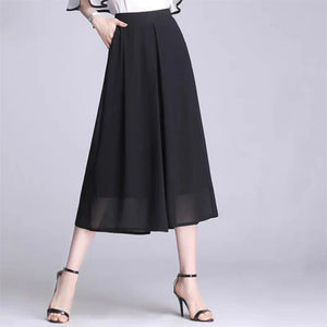 Women Split Skirt Pants