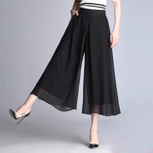 Women Split Skirt Pants