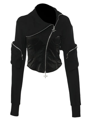Women Spring Jacket Cyberpunk