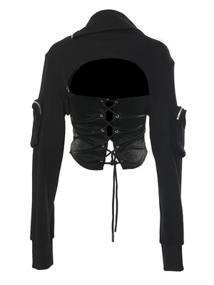 Women Spring Jacket Cyberpunk