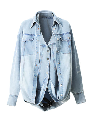 Women Spring Jacket  Denim Vest