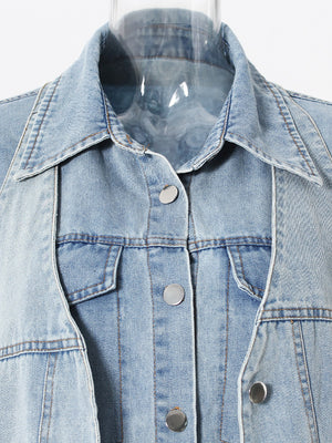 Women Spring Jacket  Denim Vest