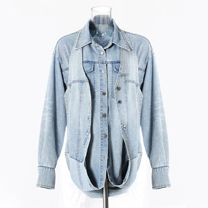 Women Spring Jacket  Denim Vest