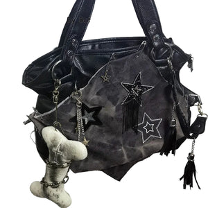 Women stars bones Purse Y2k