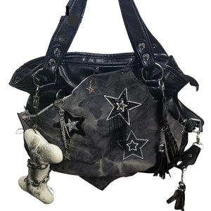Women stars bones Purse Y2k