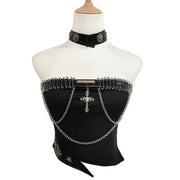 Crop Top Bustier Femme
