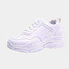 Women White Platform Sneakers