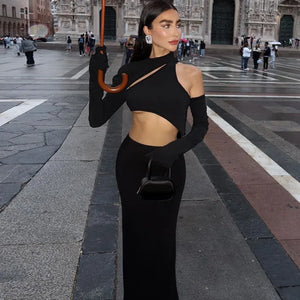 Women's Cut Out Maxi Dress