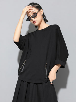 Women's Basic Black T Shirts