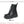 Womens Black Chunky Lace Up Boots