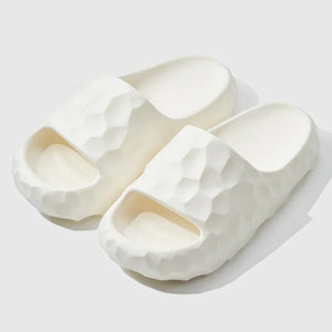 Womens Black Chunky Sandals