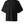 Women's Black Collar T Shirt