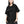 Women's Black Flower Ruffles Ribbon T-shirt