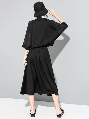 Women's Black Half Sleeve T Shirts