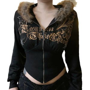 Women's Black Jackets With Hood
