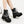 Womens Black Lace Up Ankle Boots