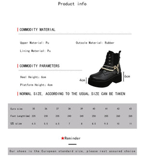 Womens Black Lace Up Ankle Boots