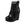 Women's Black Lace Up Wedge Boots