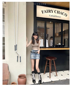 Womens Black Mid Calf Lace Up Boots