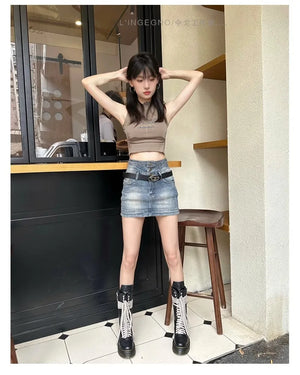 Womens Black Mid Calf Lace Up Boots