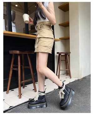 Womens Black Mid Calf Lace Up Boots