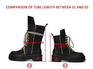 Womens Black Mid Calf Lace Up Boots