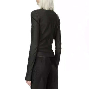 Women's Black Moto PU Leather Jacket