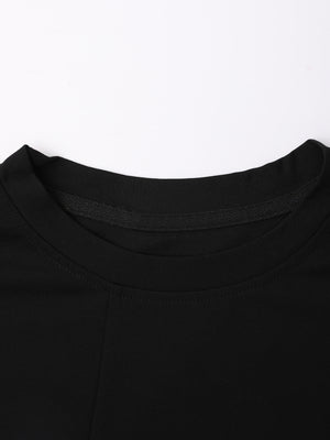 Women's Black Oversized T Shirt