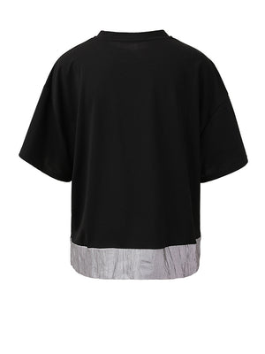 Women's Black Oversized T Shirt