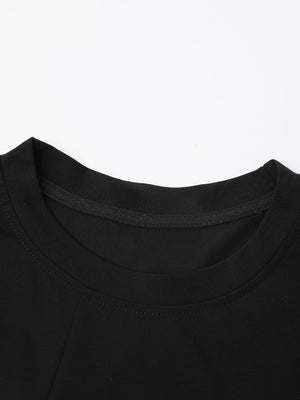 Women's Black Oversized T Shirt