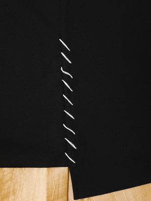 Women's Black Oversized T Shirt