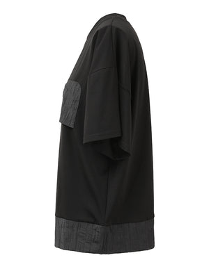 Women's Black Oversized T Shirt