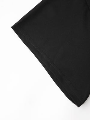 Women's Black Oversized T Shirt