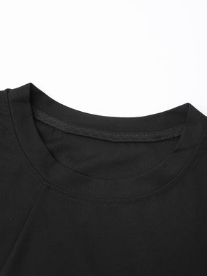 Women's Black Oversized T Shirt