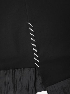 Women's Black Oversized T Shirt
