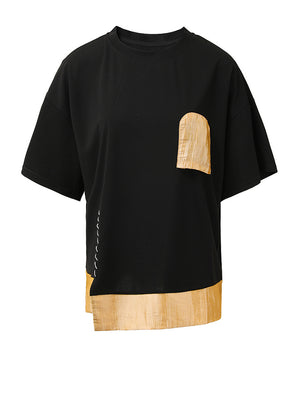 Women's Black Oversized T Shirt