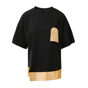 Women's Black Oversized T Shirt
