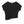 Women's Black Plain T Shirt
