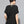 Women's Black Plain T Shirt