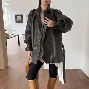 Women's Black PU Leather Jackets