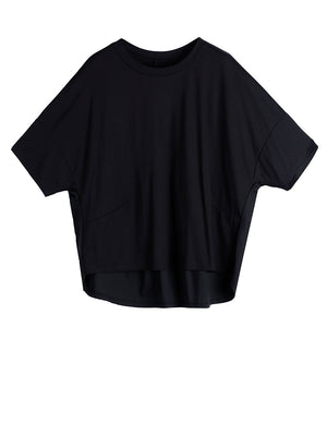 Women's Black Short Sleeve T Shirt