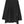 Women's Black Side Slit Irregular Oversized T-shirt