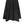 Women's Black Side Slit Irregular Oversized T-shirt