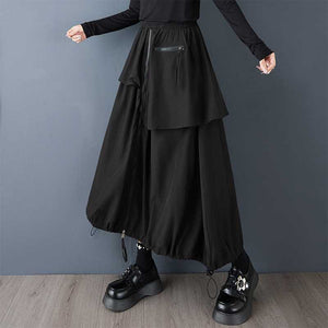 Women's Black Skirt Goth
