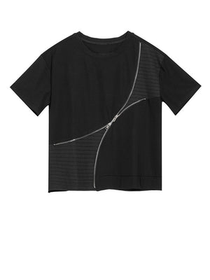 Women's Black T Shirt With Design