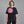 Women's Black T-shirt with Half Sleeves – worn by a woman