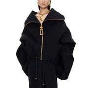Women's Black Wool Jacket