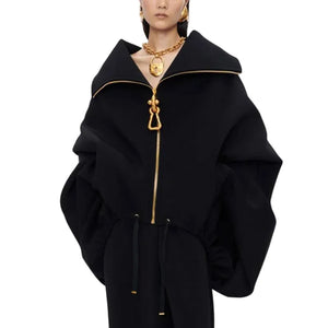 Women's Black Wool Jacket